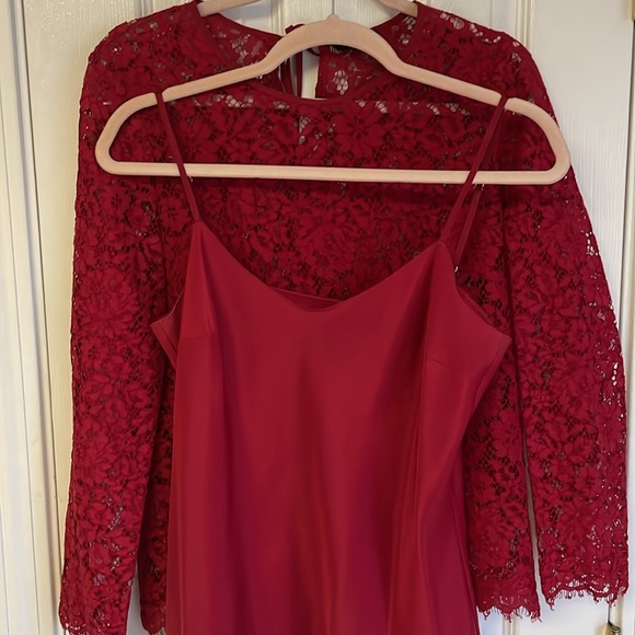 JCREW Lacr Blouse w Camisole tank set SIZE 6 Tall - Picture 2 of 14